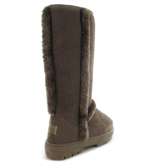 Mandy: Luxury Faux Fur Lined - Mocca