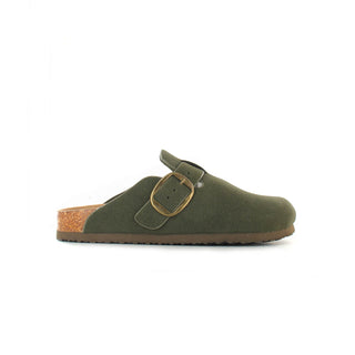 Alice: Olive - Footbed Mule Sandals