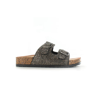Alissa: Black - Buckled Embelished Sandals