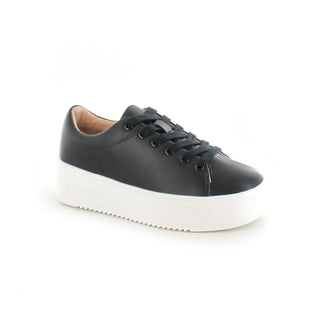 Como- Womens Lace up Contempoary Trainer-Black