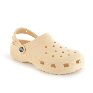 Chia: Women's Moulded Clogs - Nude
