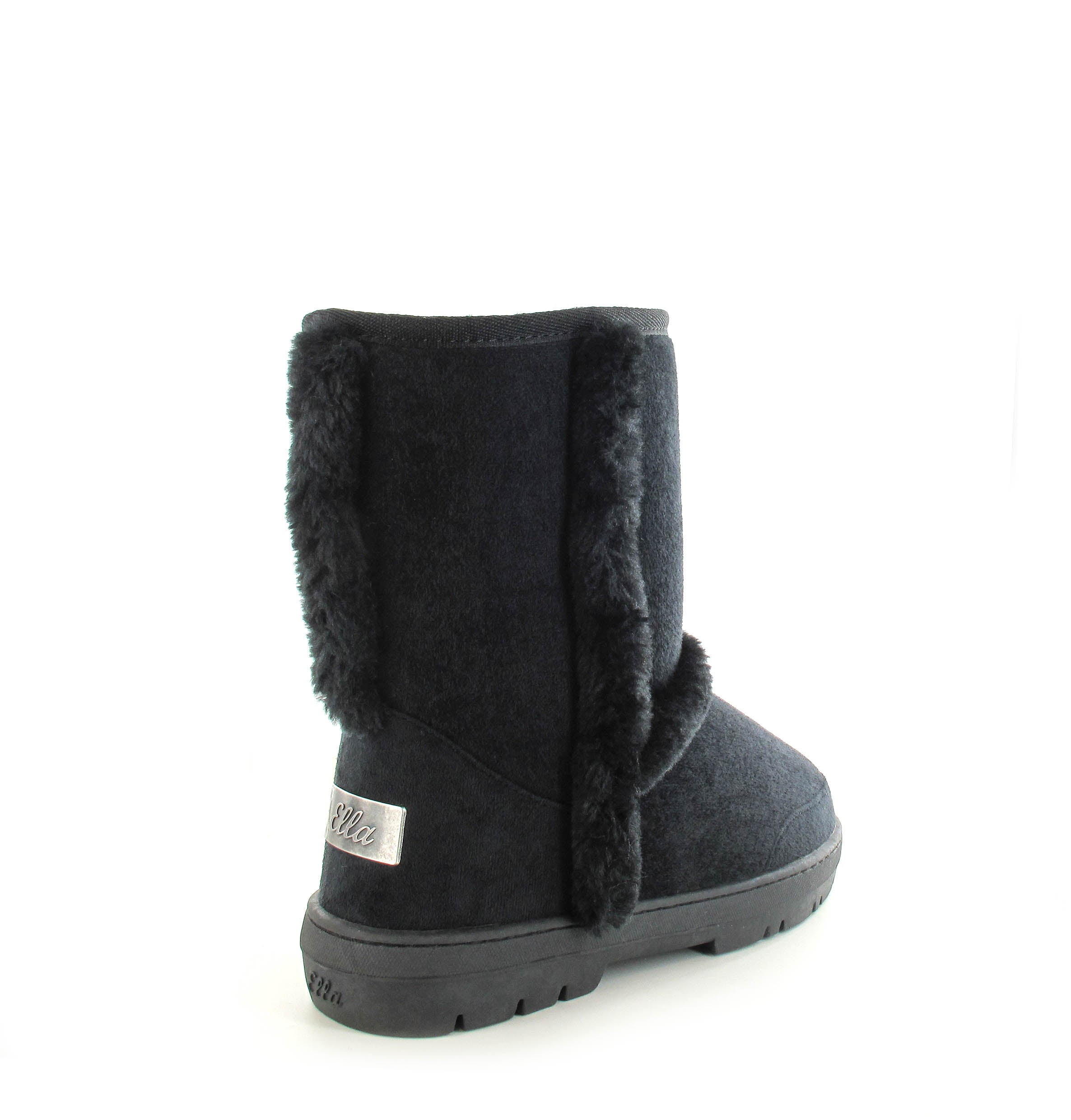 Black deals uggs fur