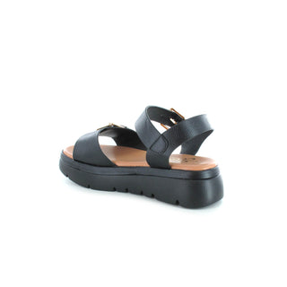 Gigi: Women's Strap Flatform Sandals - Black