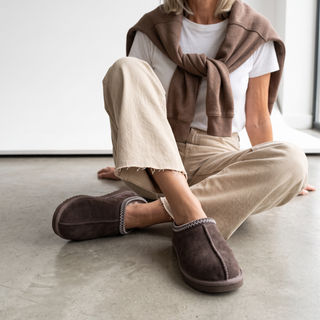 Kelly: Outdoor Slippers - Mocca