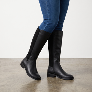 Marlow: Women's Knee High Stretch Boot - Black