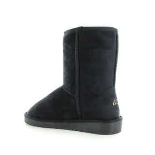 Midi: KIDS Luxury Faux Fur Lined Ankle Boot - Black