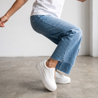 Riva - Slip-On Trainer-White