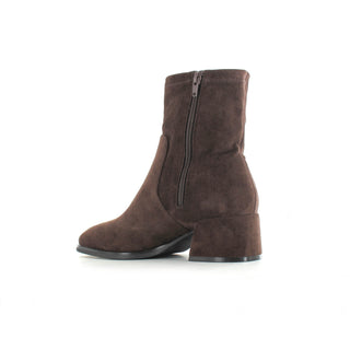 Sammy: Ankle Boot - Brown Faux Suede
