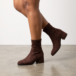 Sammy - Stretch Ankle Boot - Brown
