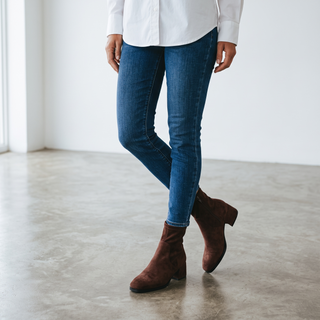 Sammy - Stretch Ankle Boot - Brown