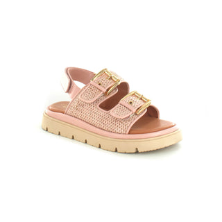 Sloane: Buckled Sandals - Pink