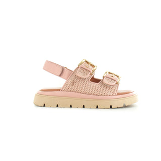 Sloane: Buckled Sandals - Pink