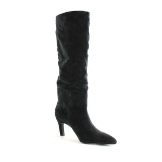 Sutton: Slouch Low Heeled Boot - Black