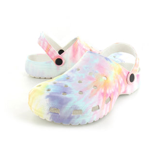 Chia: Women's Moulded Clogs -  Pink Marble