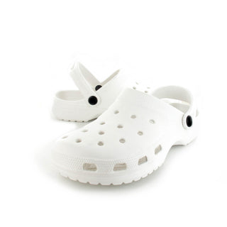 Chia: Women's Moulded Clogs - White