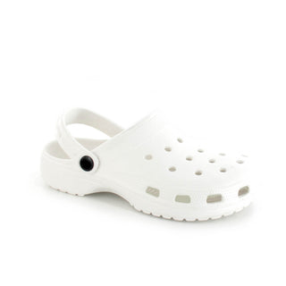 Chia: Women's Moulded Clogs - White