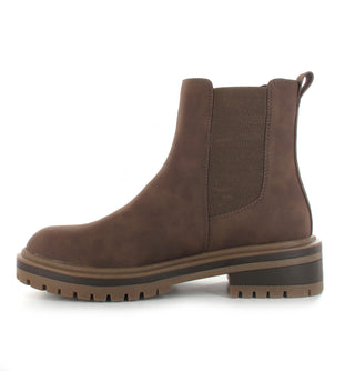 Sarah: Women's Chunky Sole Chelsea Boot - Brown