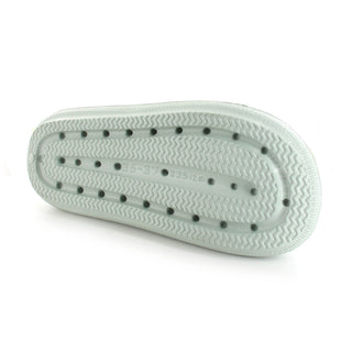 Air: Women's Double Buckle Strap Cushioned Slides - Mint